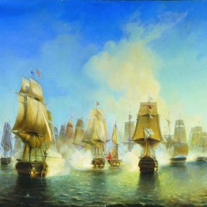 Osmanlı donanması ile Rus donanması arasında gerçekleşen Limni Deniz Muharebesi