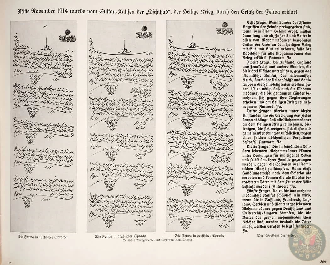Osmanlıca yazılmış bir metnin Almancaya çevrilmesi