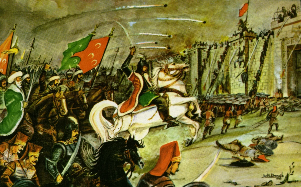 Osmanlı kuşatma sahnesi, tarihsel savaş tasviri