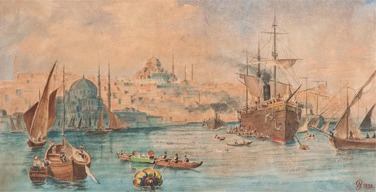 İstanbul Suluboya Resmi, 1899