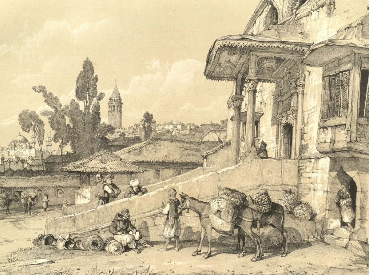 İstanbul, John Frederick Lewis Çizimi, 1805
