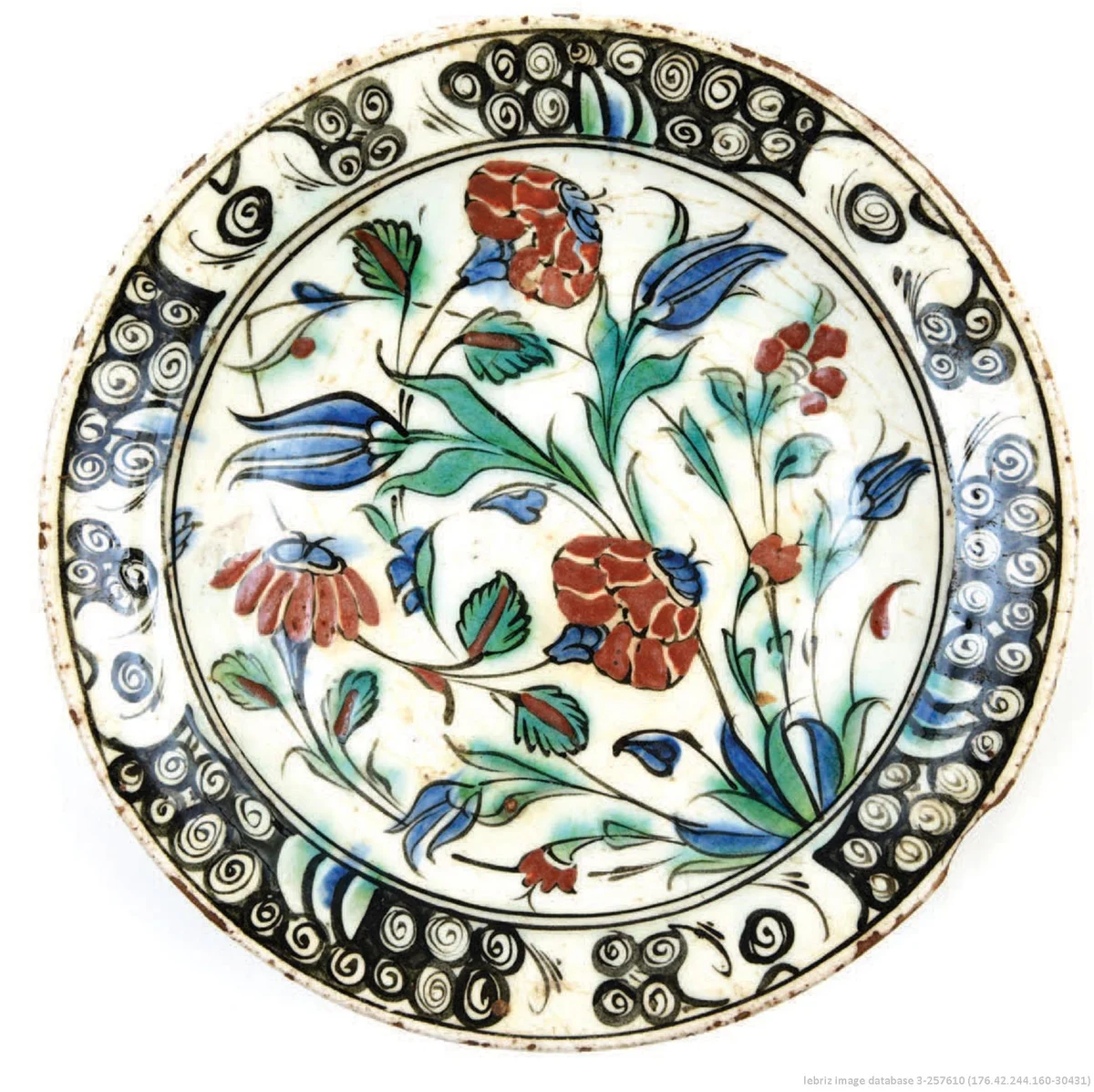 Bir Osmanlı İznik Çinisi