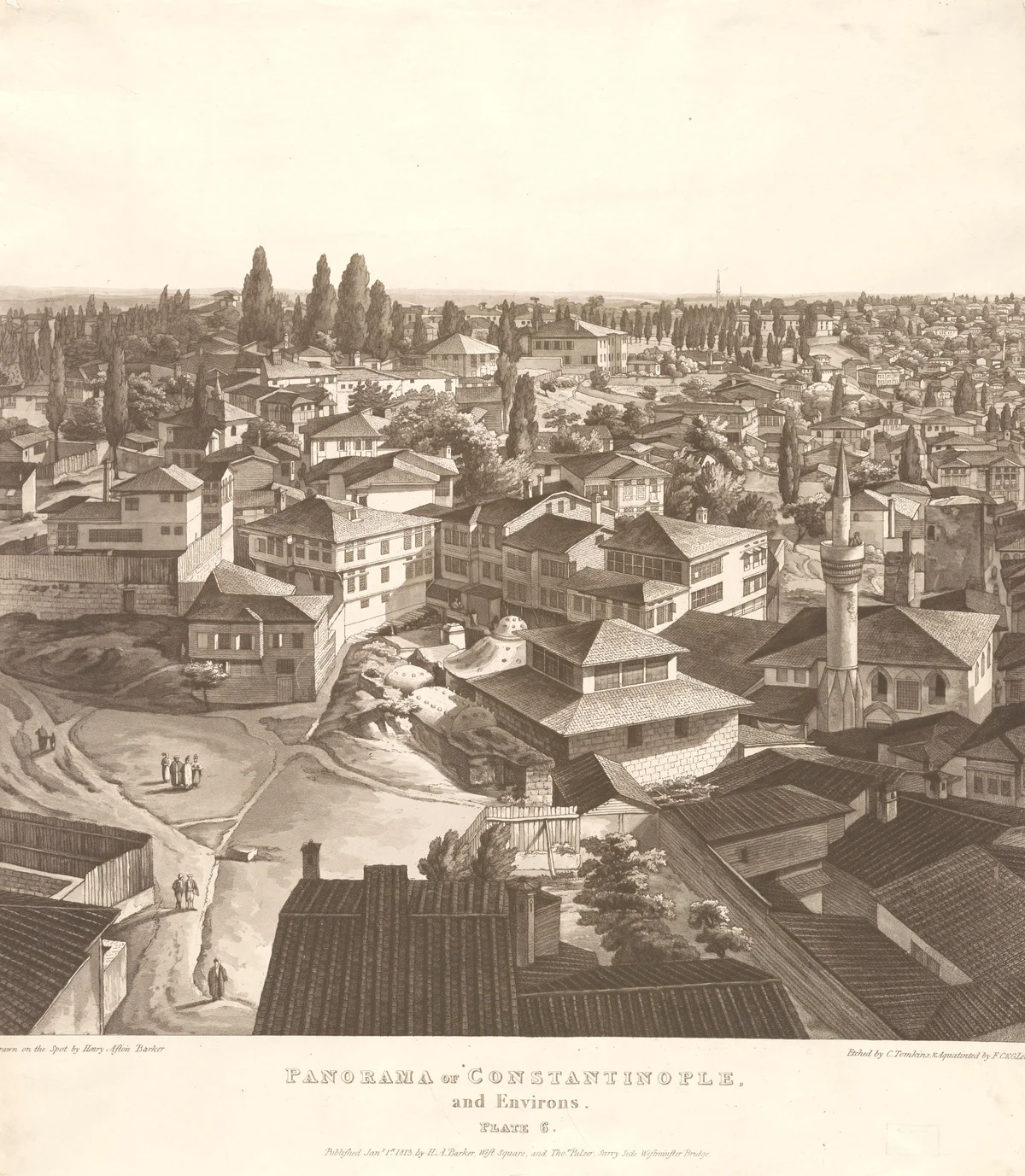 İstanbul Görünümü, 1813