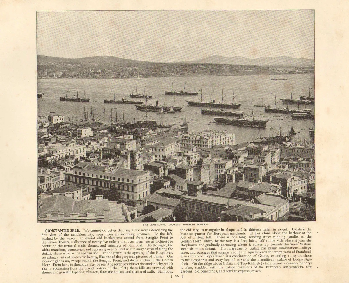 Boğaz, İstanbul, 1895