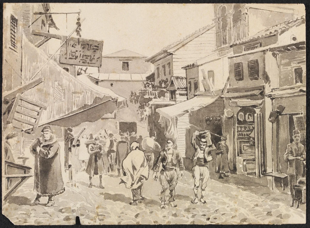 5. Sokak Çarşısı, İstanbul, 1890'lar
