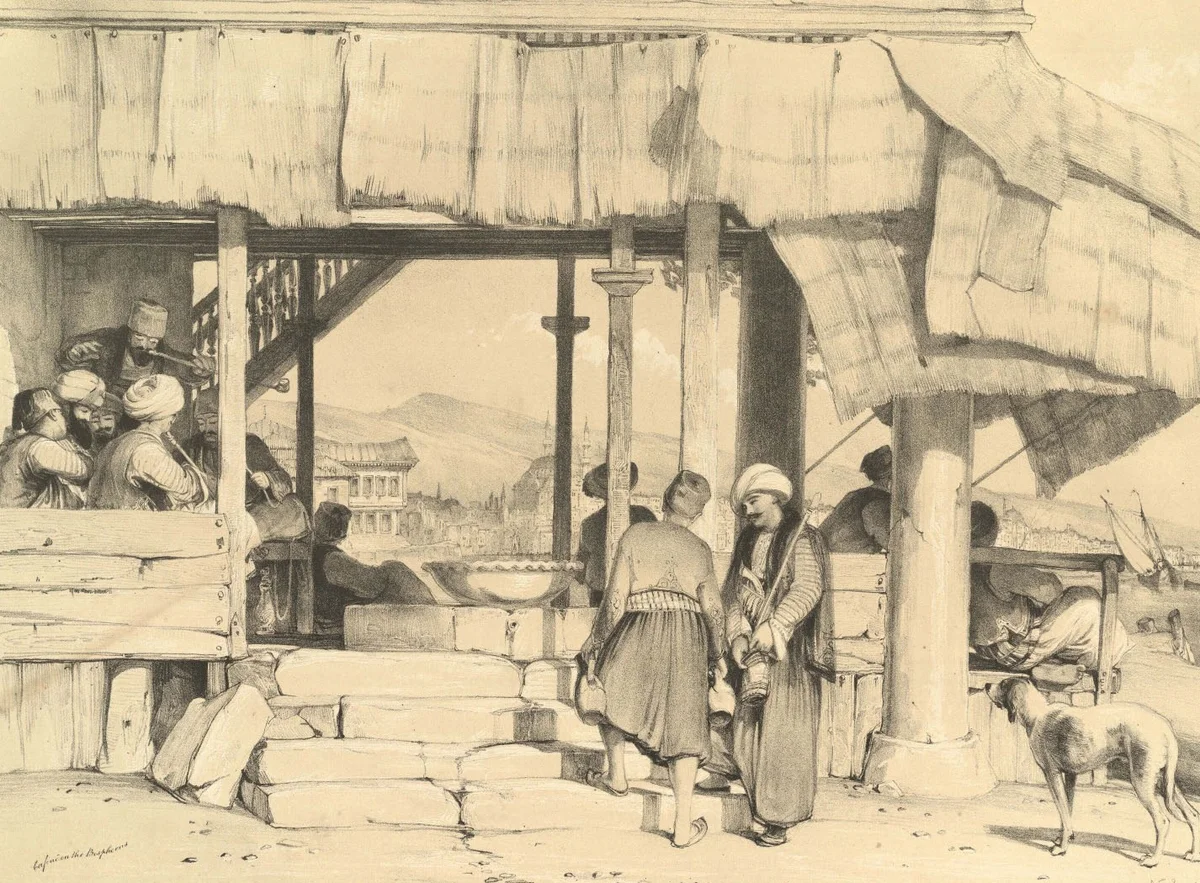İstanbul, John Frederick Lewis Çizimi, 1805