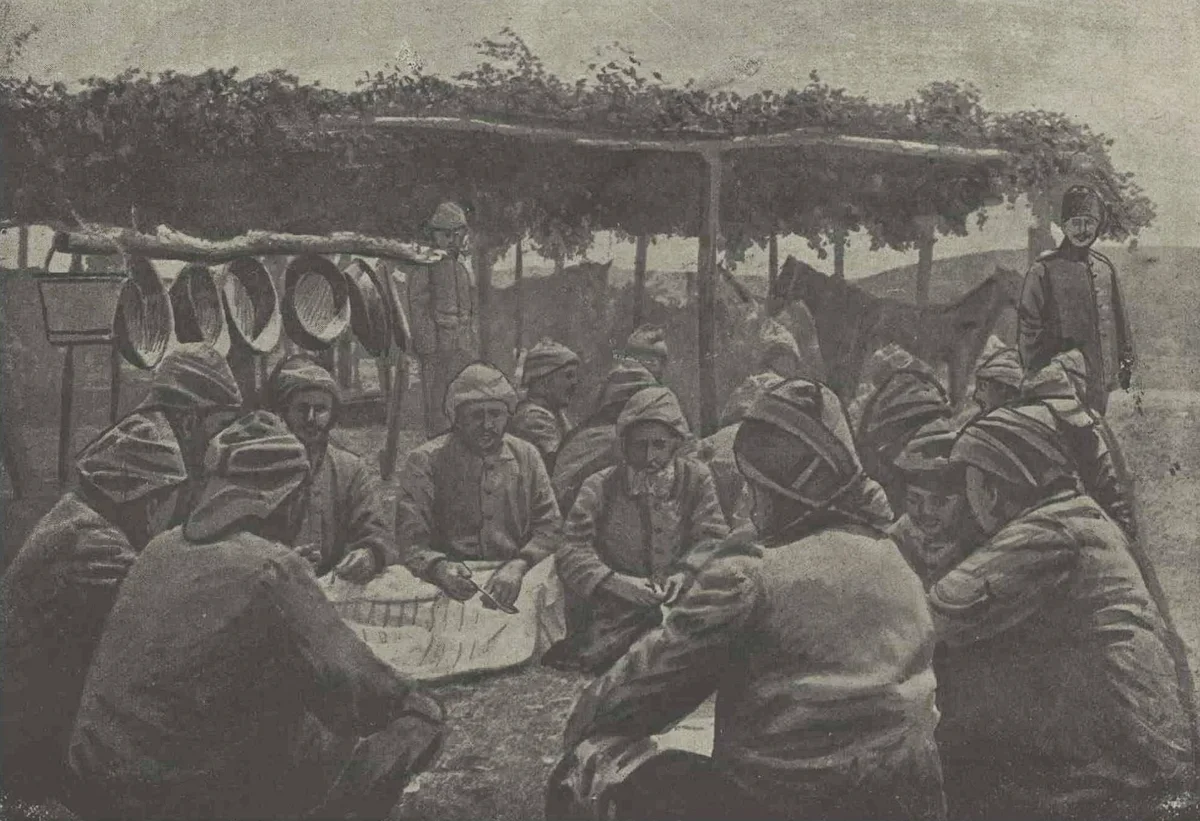 Askerlerimiz İstirahat Ederken