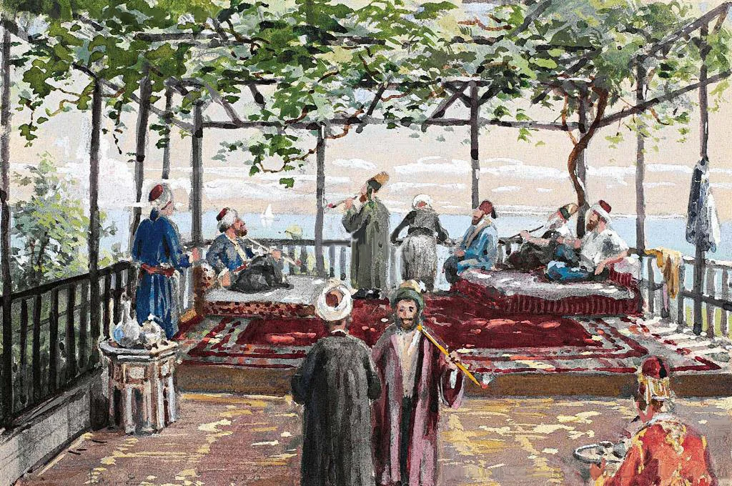 Çardakta Kahve, 1900'ler