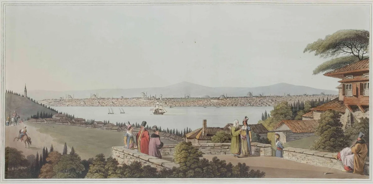 İstanbul, Luigi Mayer Gravürü, 1809