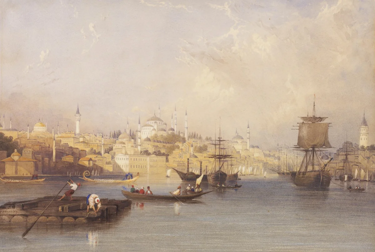 Haliç Girişi, İstanbul, 1840'lar