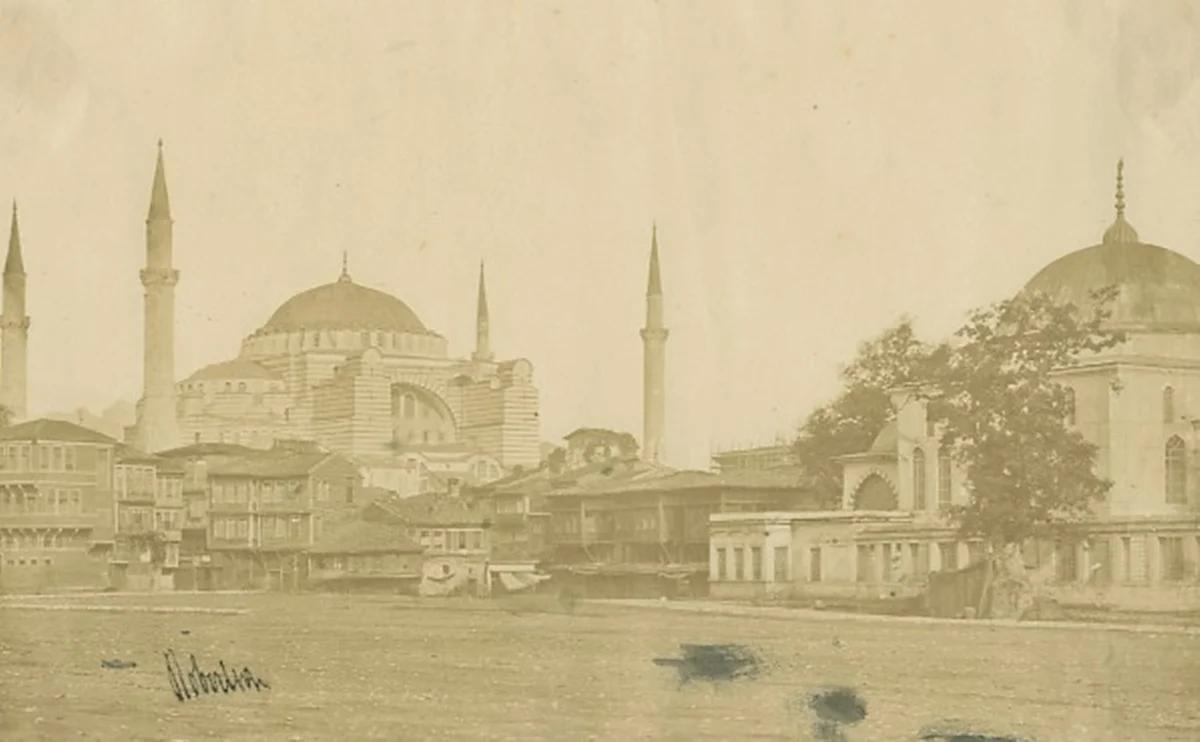 Ayasofya, James Robertson Fotoğrafı, 1854