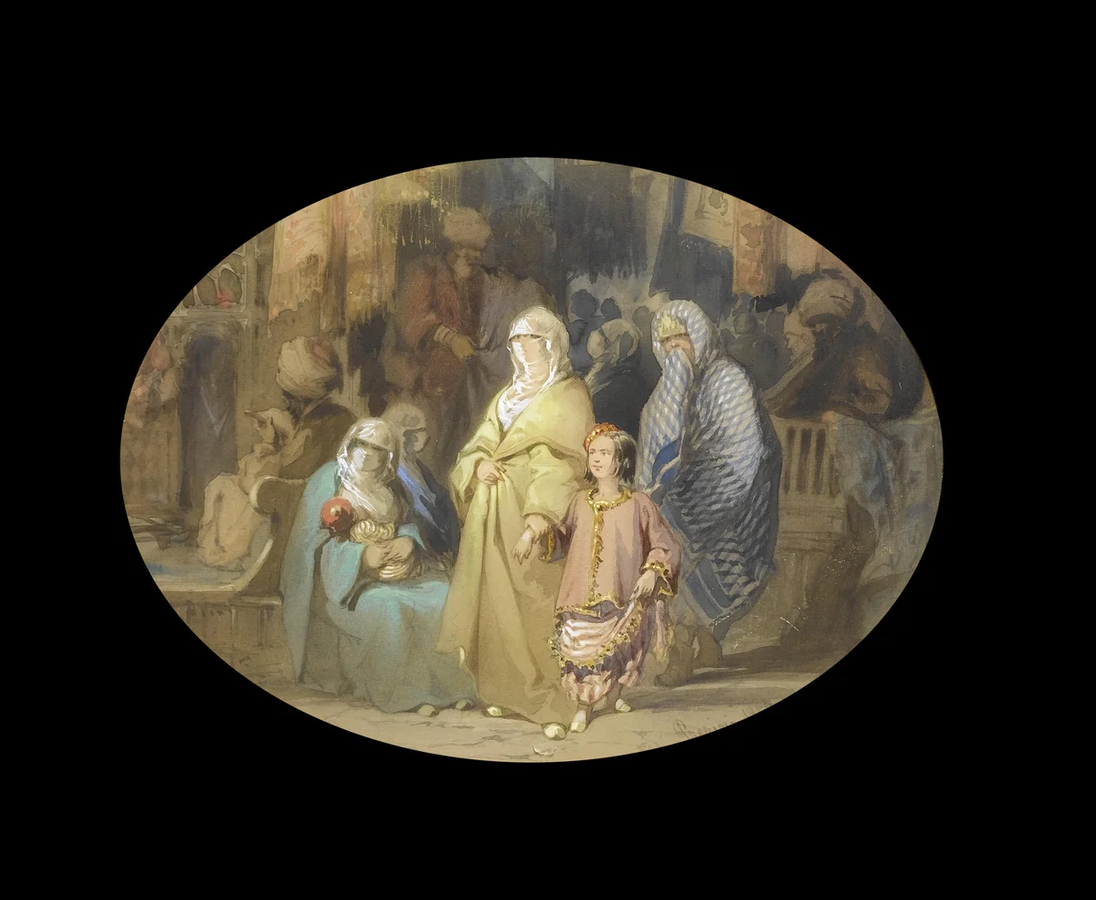 Amadeo Preziosi, İstanbul'da Çarşı Kadınları