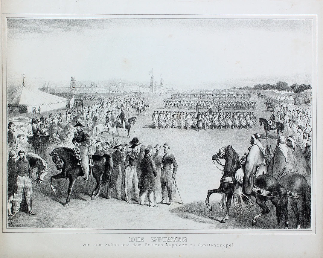 Sultan ve Prens Napoleon, İstanbul, 1838