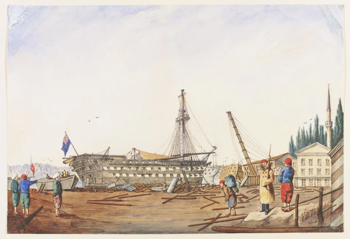 HMS Albion, İstanbul Limanı