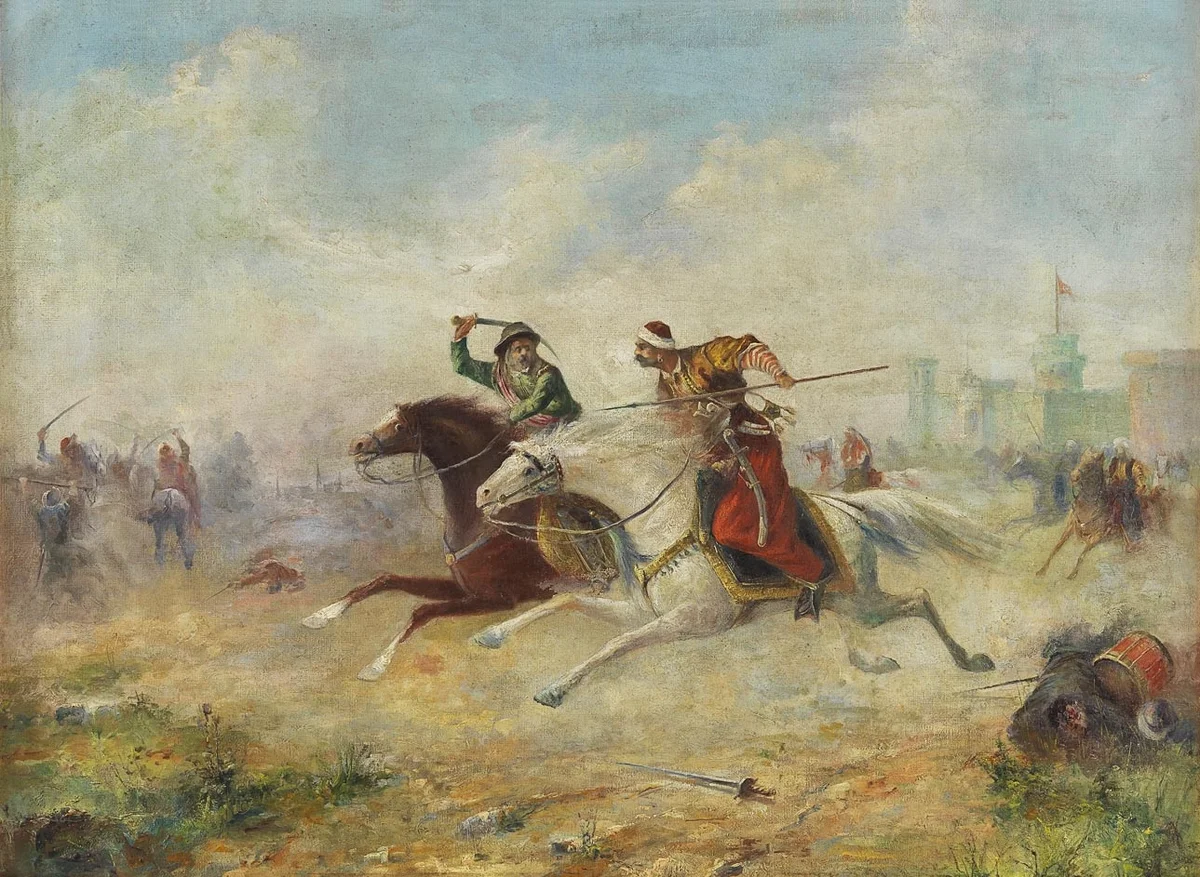 Bir Osmanlı Savaş Sahnesi