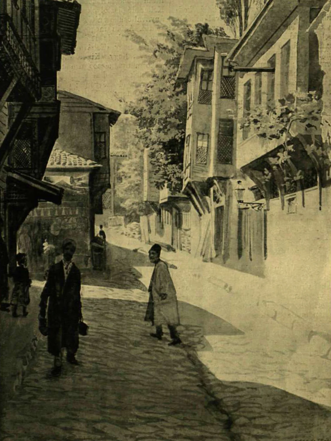 İstanbul'dan Bir Sokak Manzarası