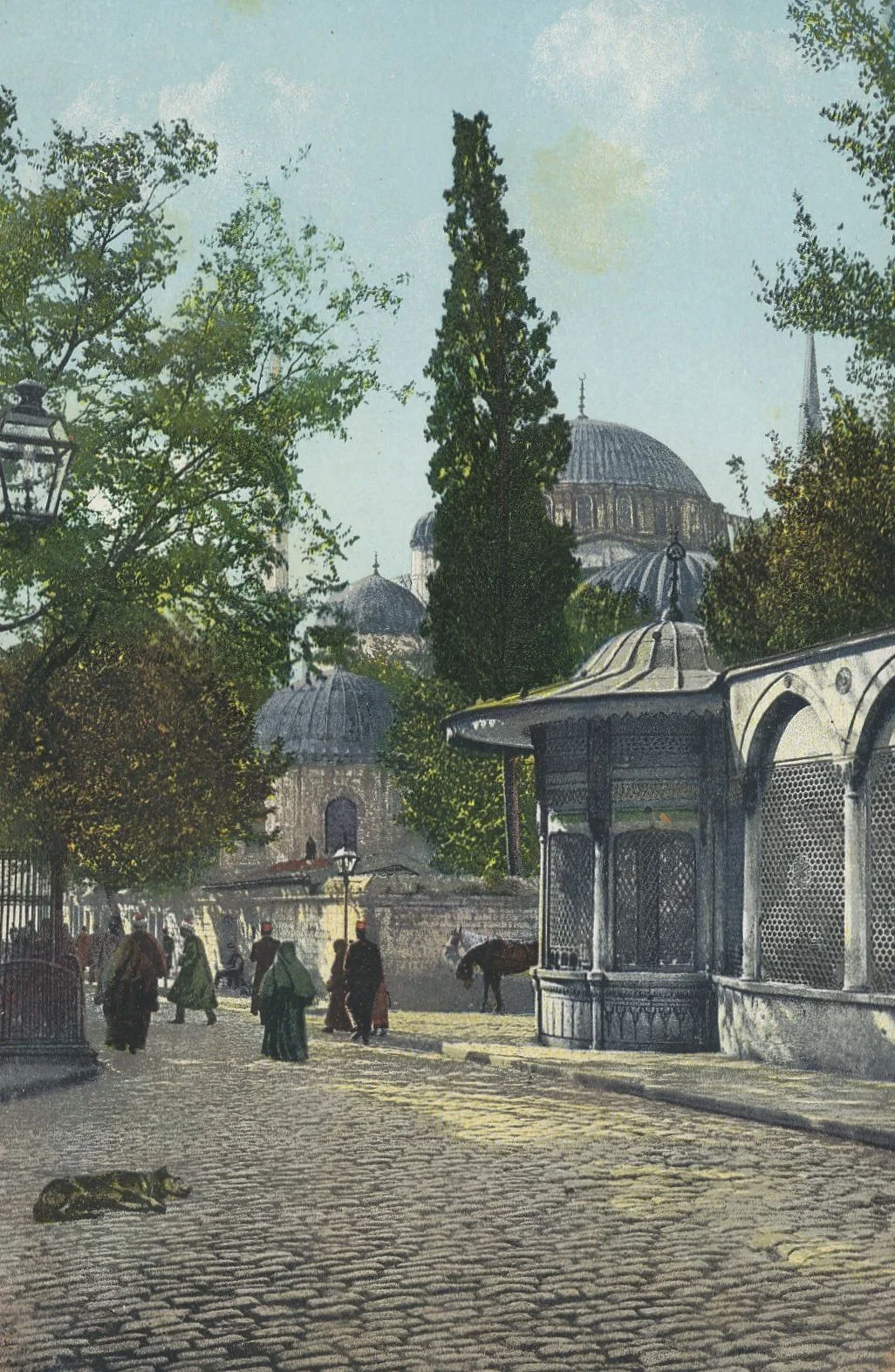 İstanbul'dan Bir Sokak Manzarası, 1900'ler