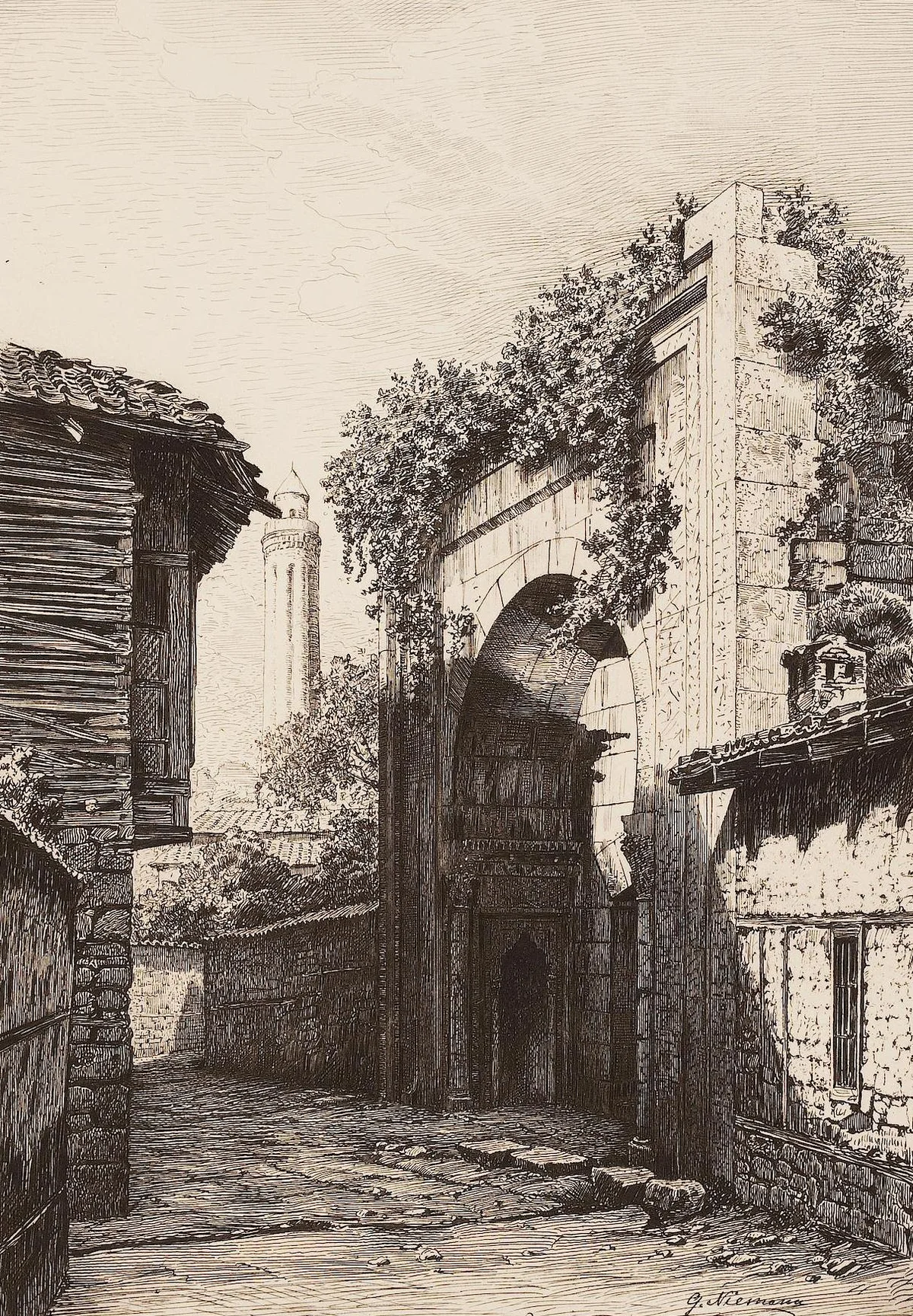 Ottoman Empire Antalya, 1882 (1)