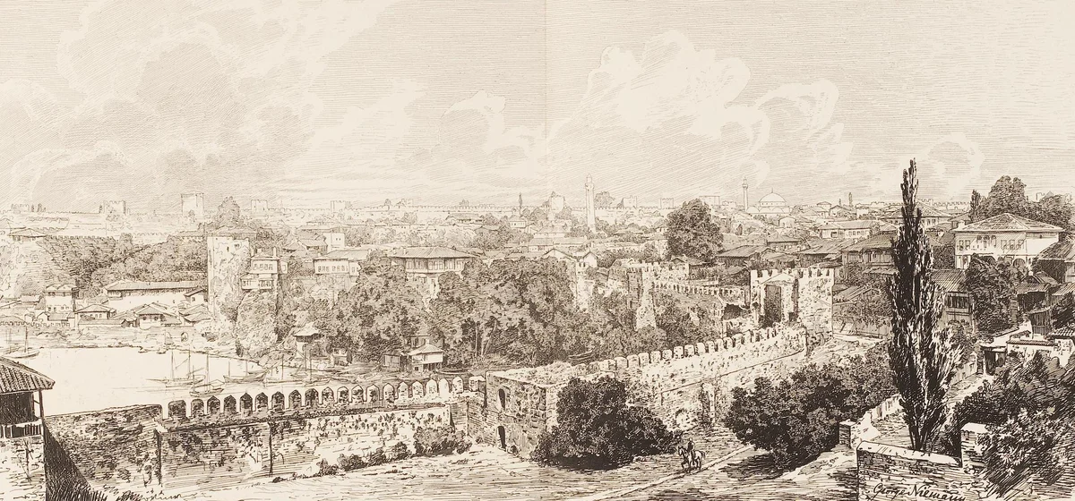 Ottoman Empire Antalya, 1882 (4)