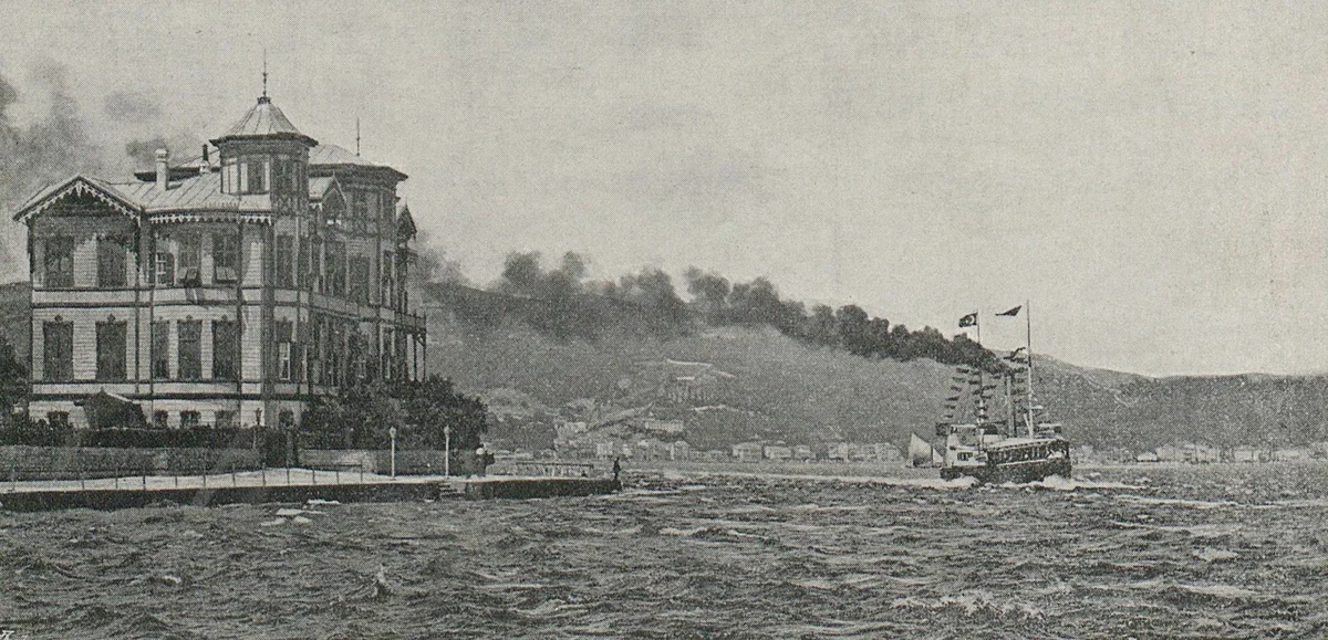 Osmanlı Dönemi Boğaz, İstanbul, 1896