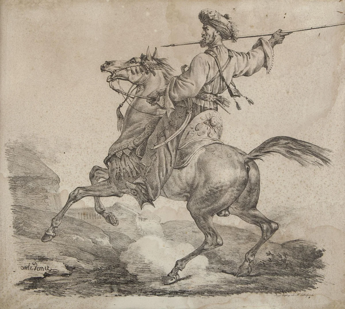 Bir Osmanlı Süvari, 1800'ler