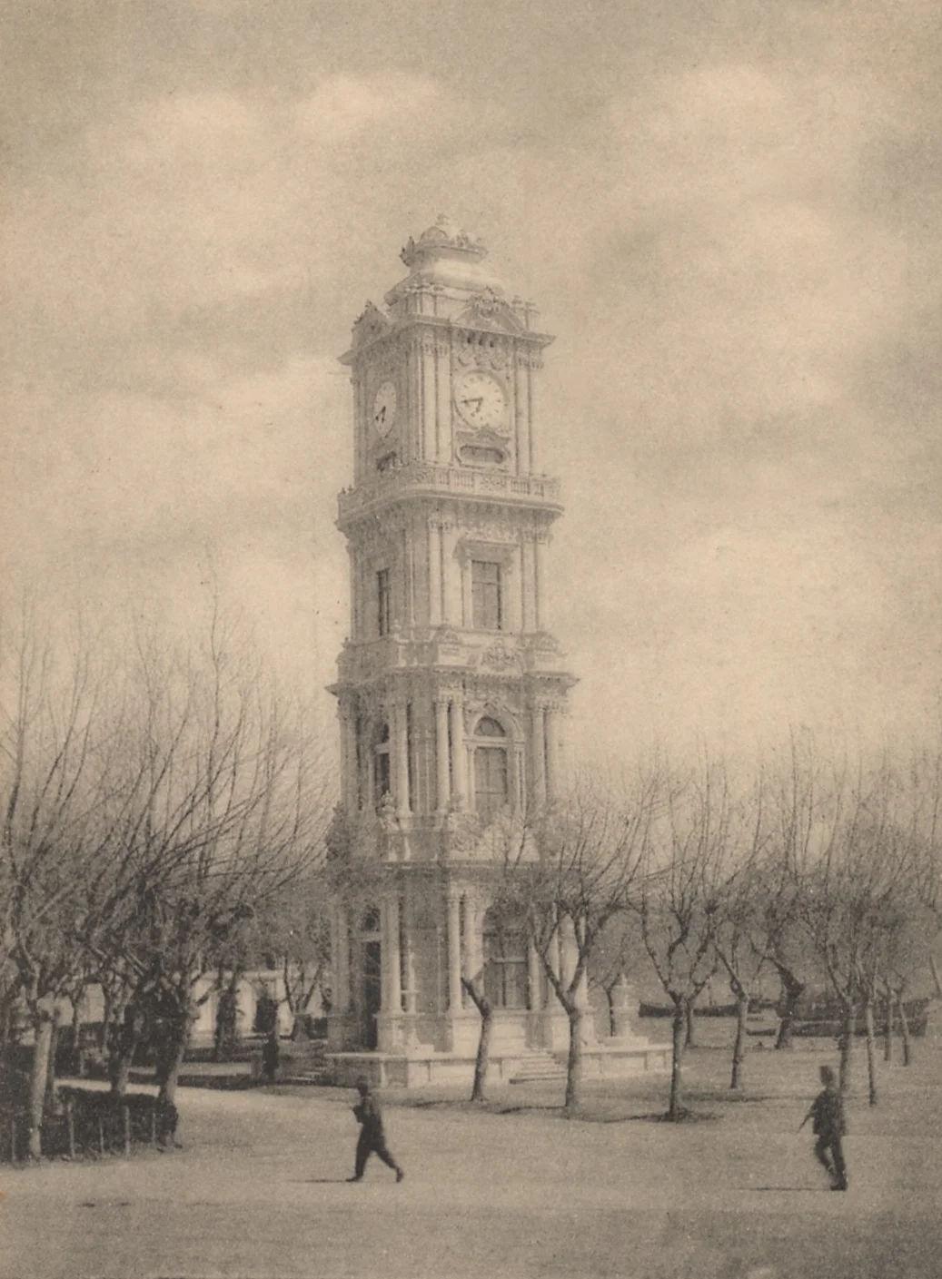 Osmanlı Dolmabahçe Saat Kulesi, İstanbul, 1900'ler