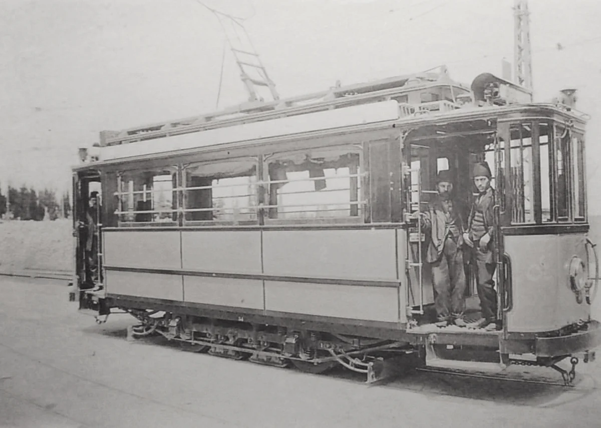Osmanlı Dönemi İstanbul'da Elektrikli Tramvay, 1914