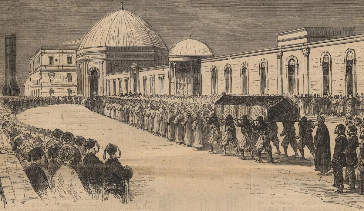 Sultan Abdülaziz'in Cenaze Merasimi, 1876