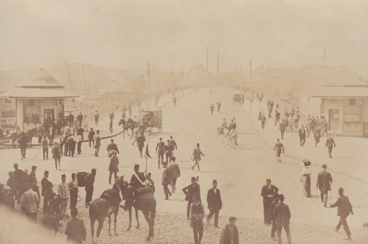 Galata Köprüsü, İstanbul, 1900'ler