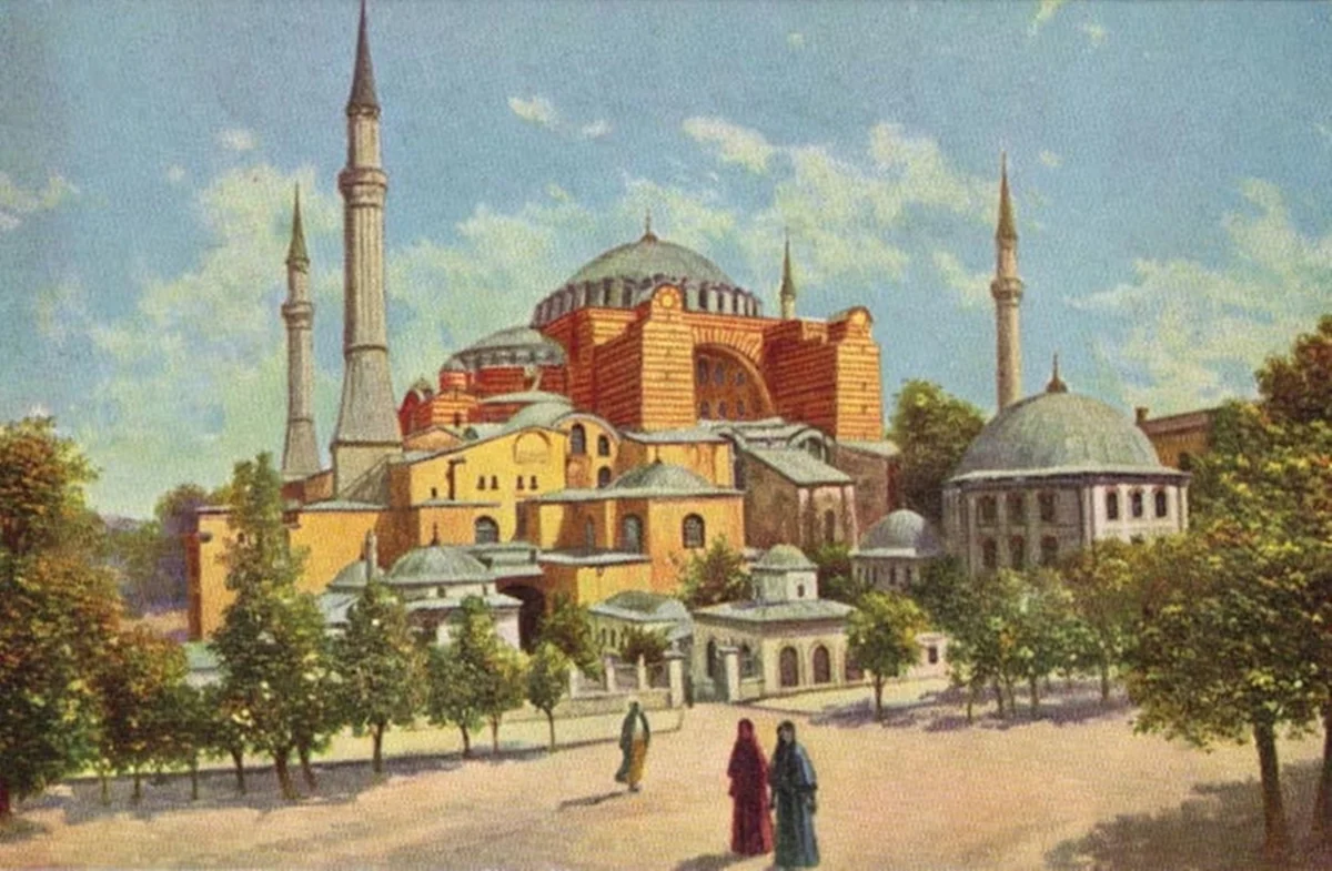 Ayasofya, İstanbul, 1900'ler
