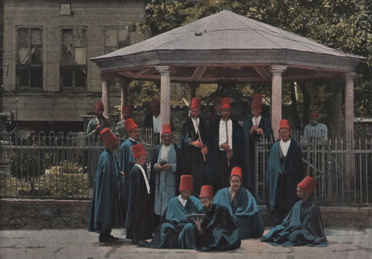 Osmanlı Mevlevi Dervişleri, İstanbul, 1890'lar