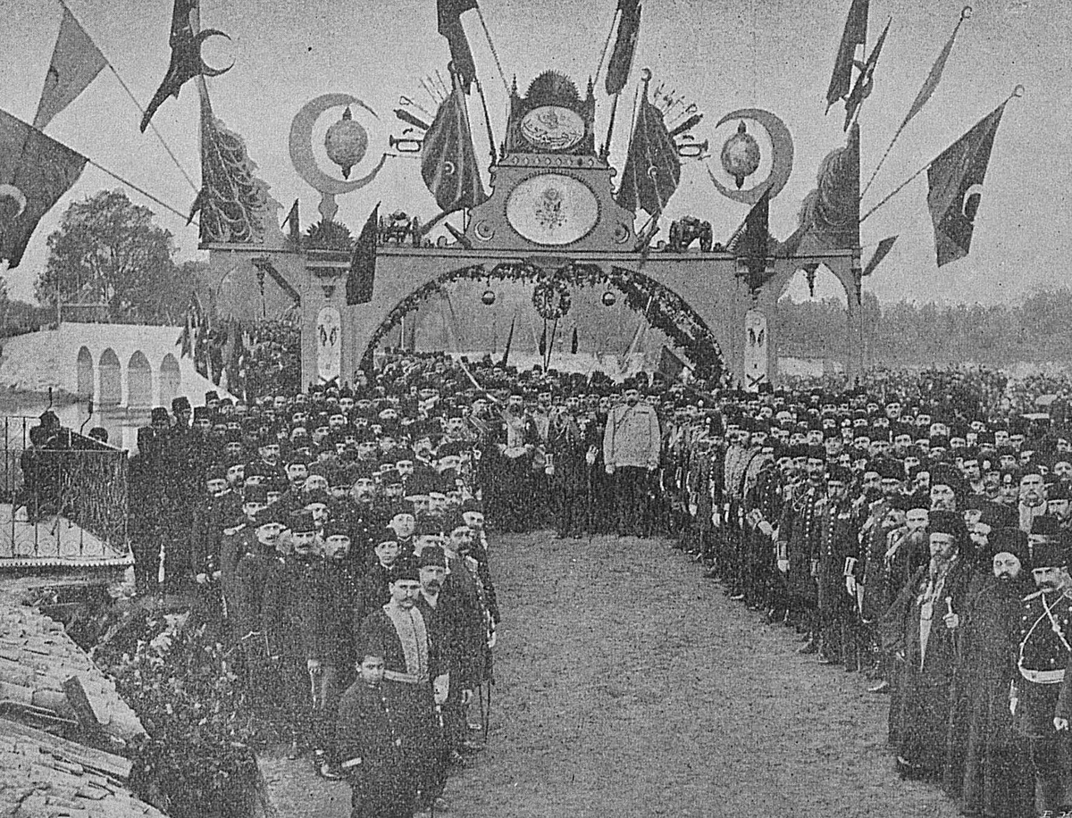 Edirne'de Bir Köprünün Açılış Merasimi, 1905