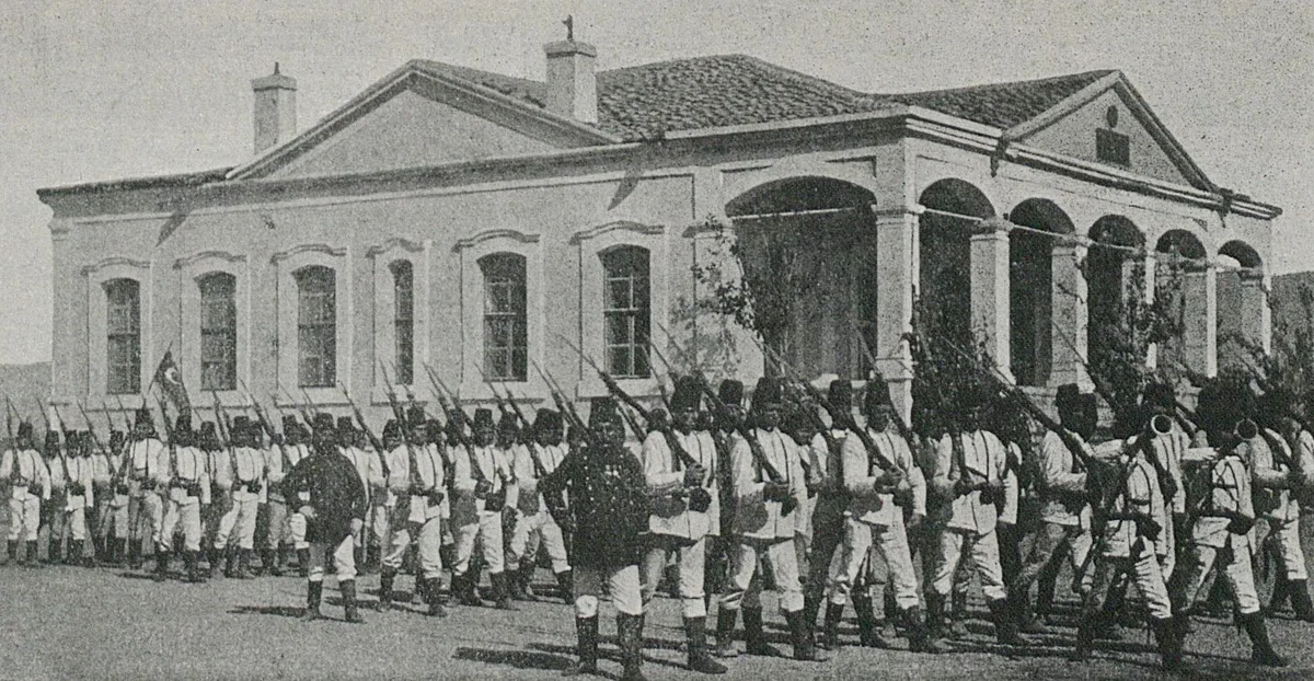 Erzurum'da Osmanlı Askerleri, 1895