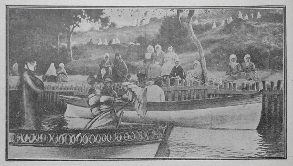Osmanlı Kadınları Piknik'de, 1900'ler