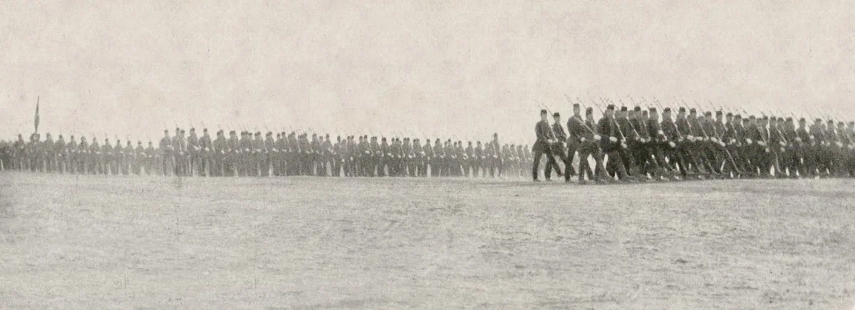 Osmanlı Mekteb-i Harbiye Talebelerinin Resmi Geçidi