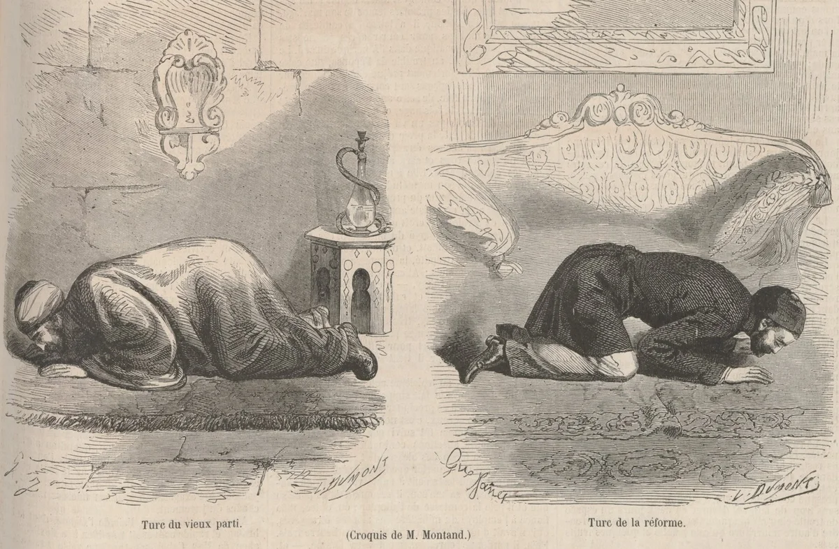Ottoman Empire Prayer, 1859 (Namaz)