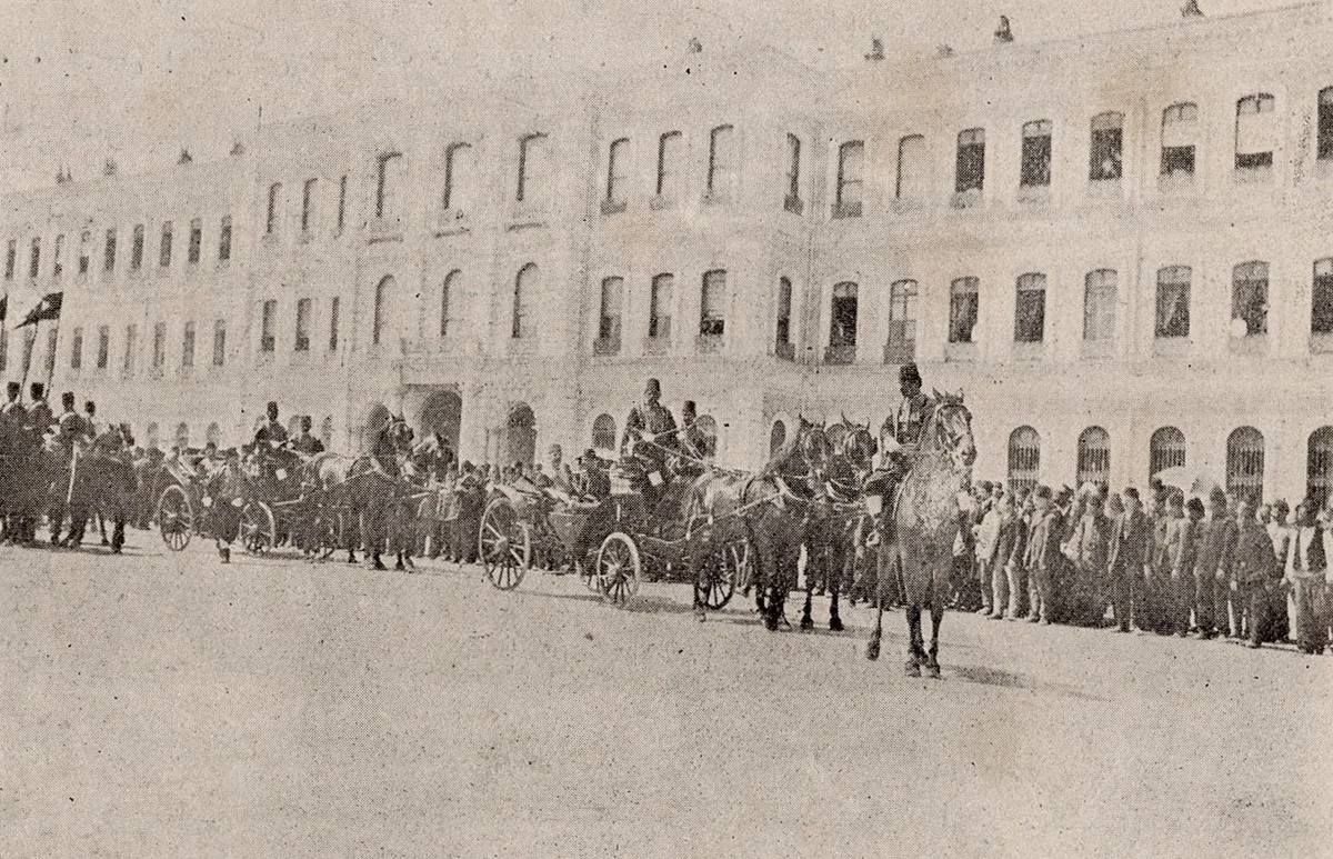 Beyanname-i Hümayun Kıraati Merasiminden, 1909