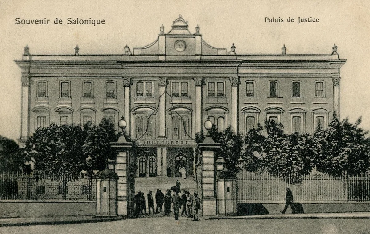 Osmanlı Selaniki, Adalet Sarayı, 1900'ler