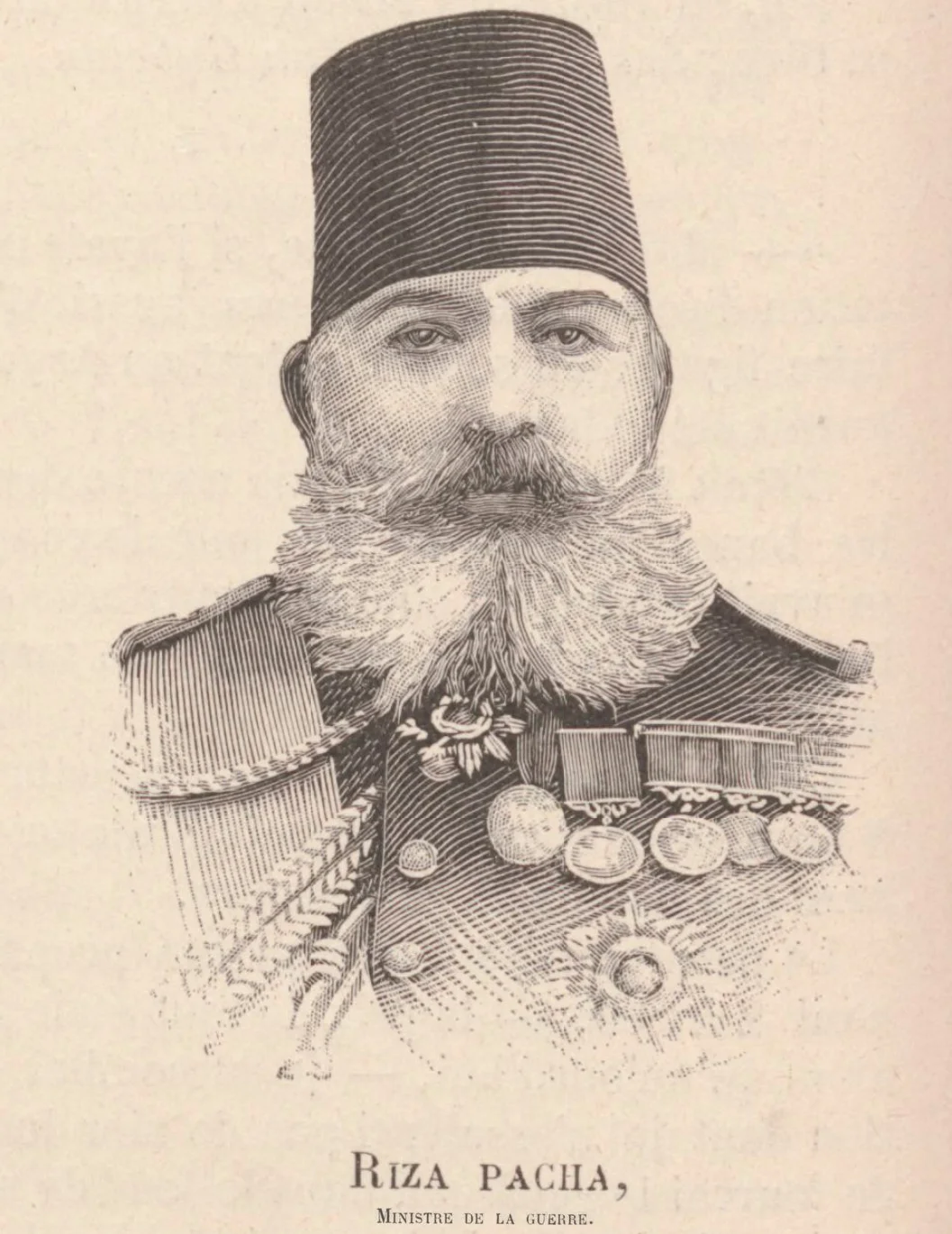Osmanlı Serasker Mehmed Rıza Paşa, 1897