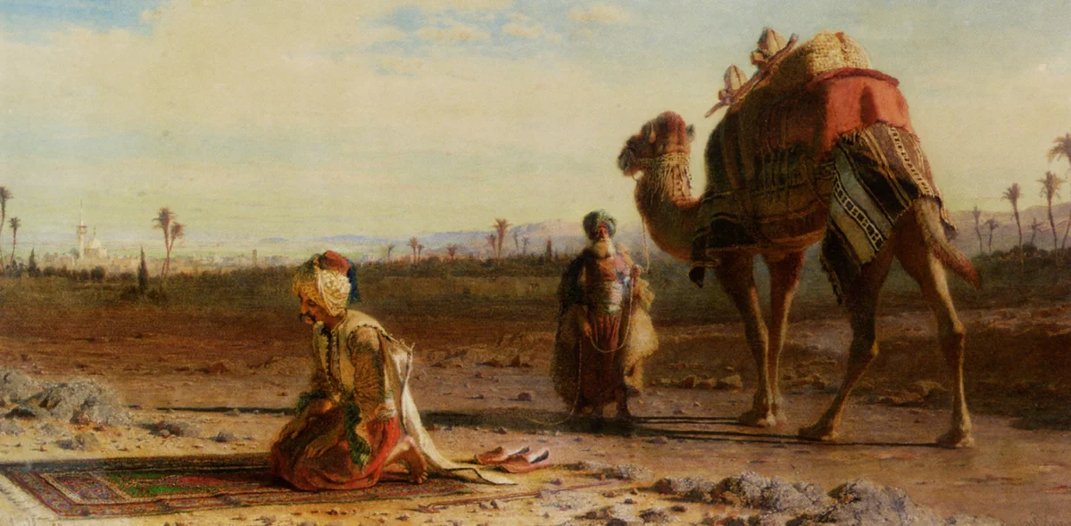 Osmanlı'da Namaz, 1860'lar (Carl Haag)