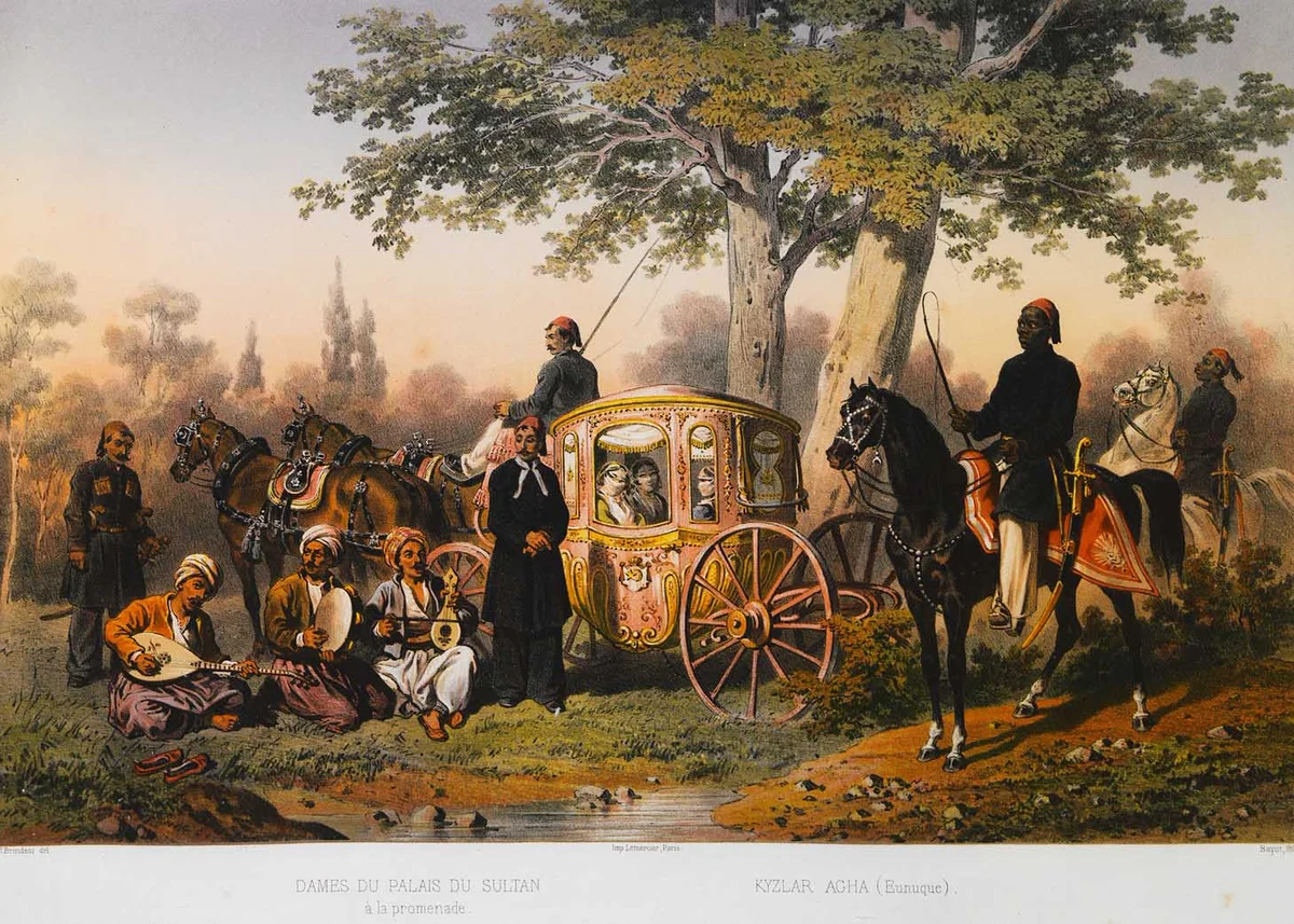 Harem Halkı Tenezzühte, 1845