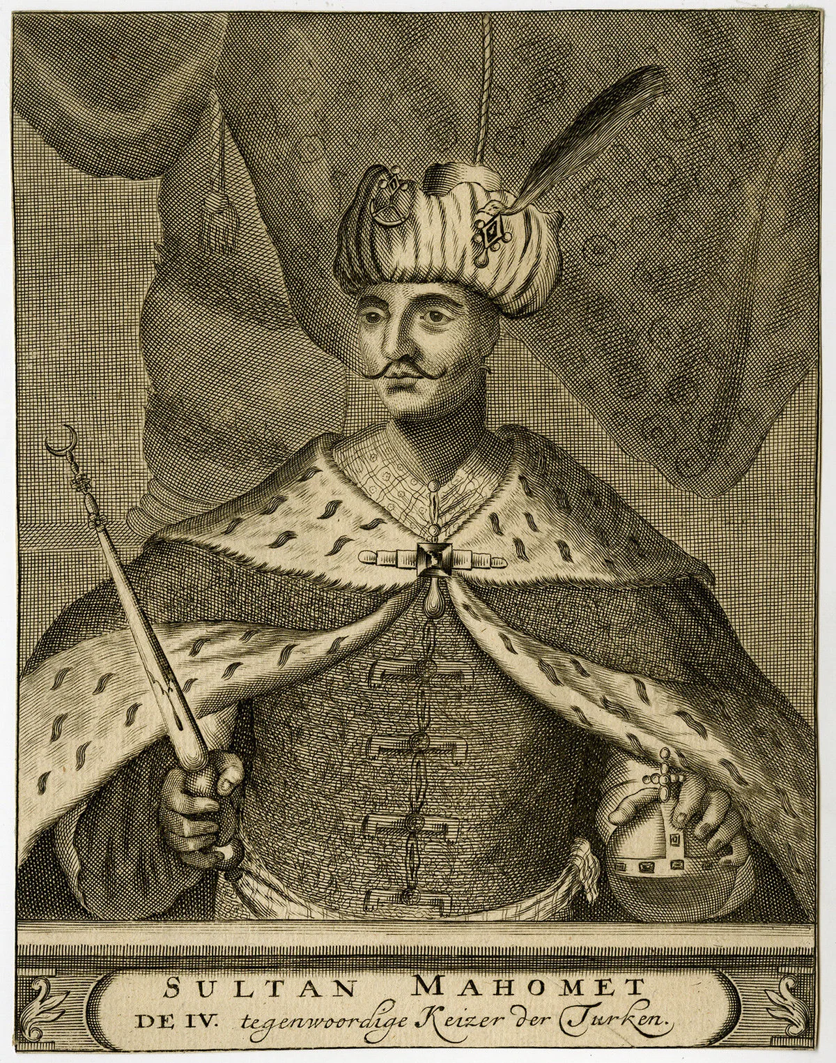 Sultan IV. Mehmed Portresi (1648-1687)