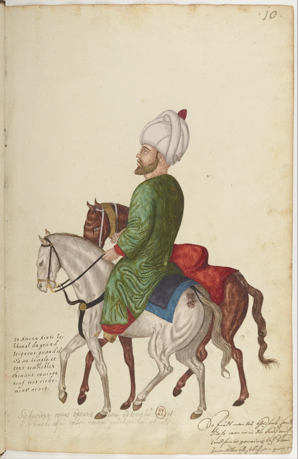 Doğu Halklarının Gelenek ve Kıyafetleri — Renkli Çizimler, 16. Yüzyıl (10)