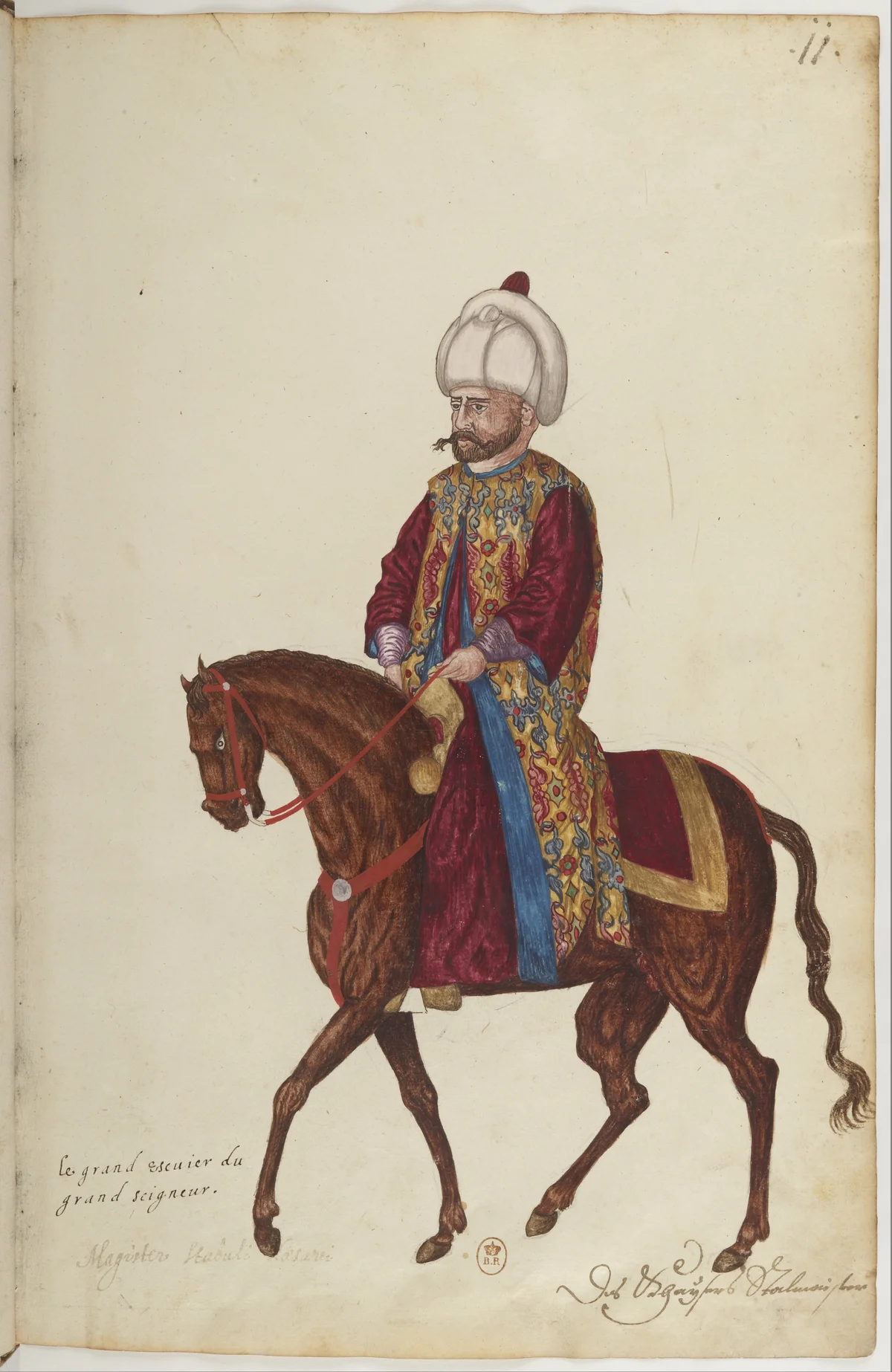 Doğu Halklarının Gelenek ve Kıyafetleri — Renkli Çizimler, 16. Yüzyıl (11)