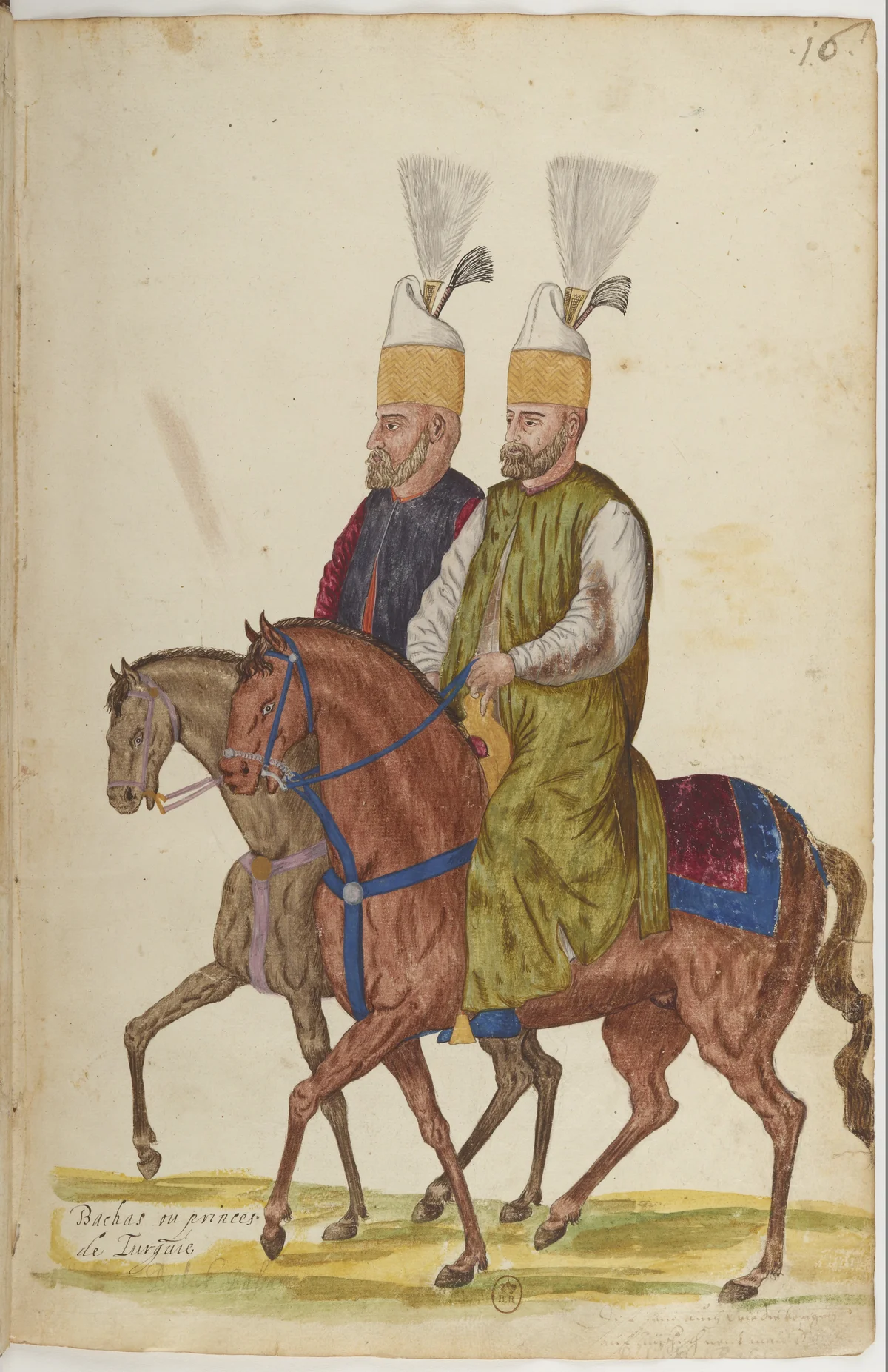 Doğu Halklarının Gelenek ve Kıyafetleri — Renkli Çizimler, 16. Yüzyıl (16)