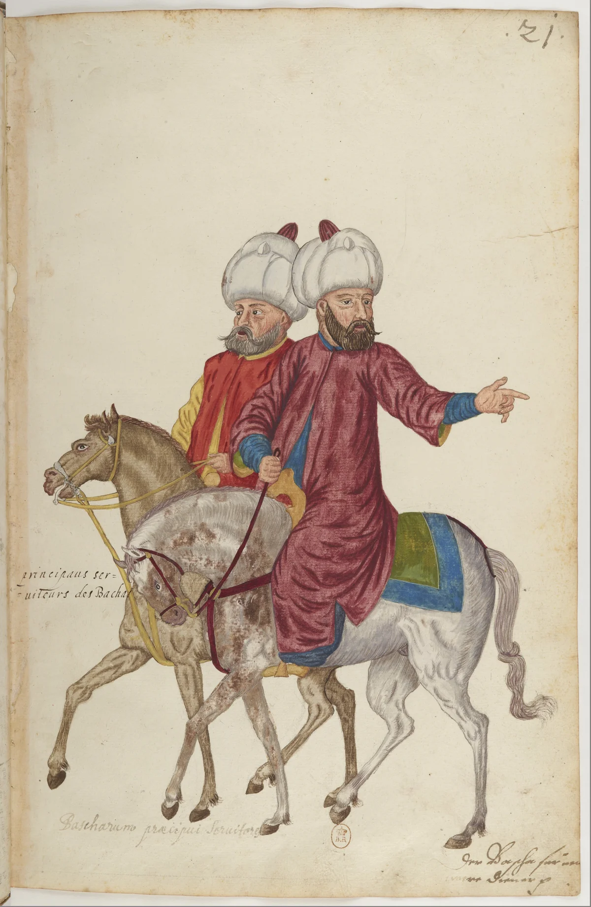 Doğu Halklarının Gelenek ve Kıyafetleri — Renkli Çizimler, 16. Yüzyıl (21)