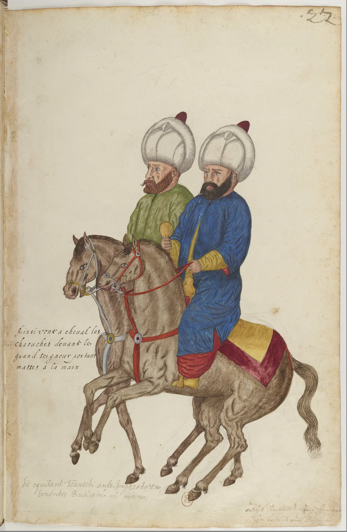 Doğu Halklarının Gelenek ve Kıyafetleri — Renkli Çizimler, 16. Yüzyıl (22)