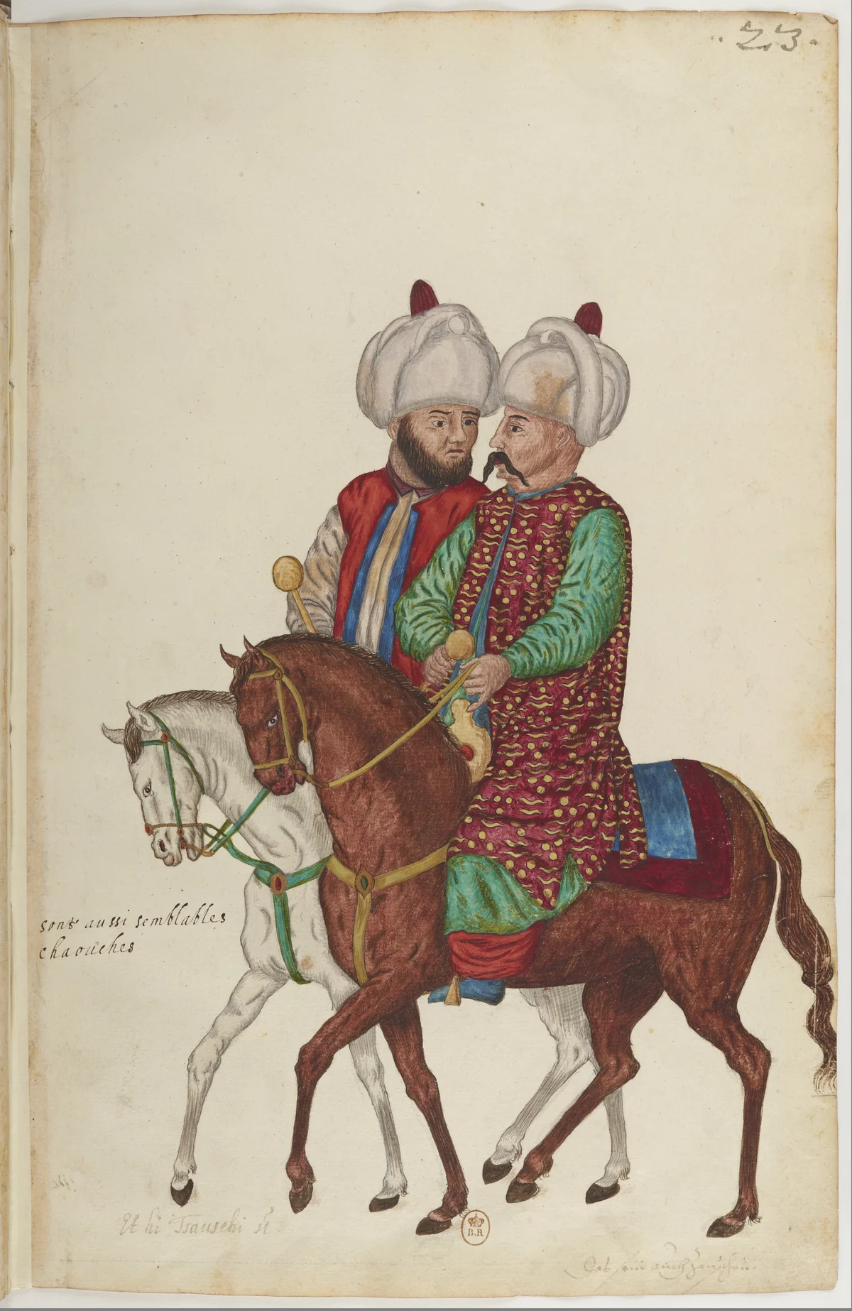 Doğu Halklarının Gelenek ve Kıyafetleri — Renkli Çizimler, 16. Yüzyıl (23)