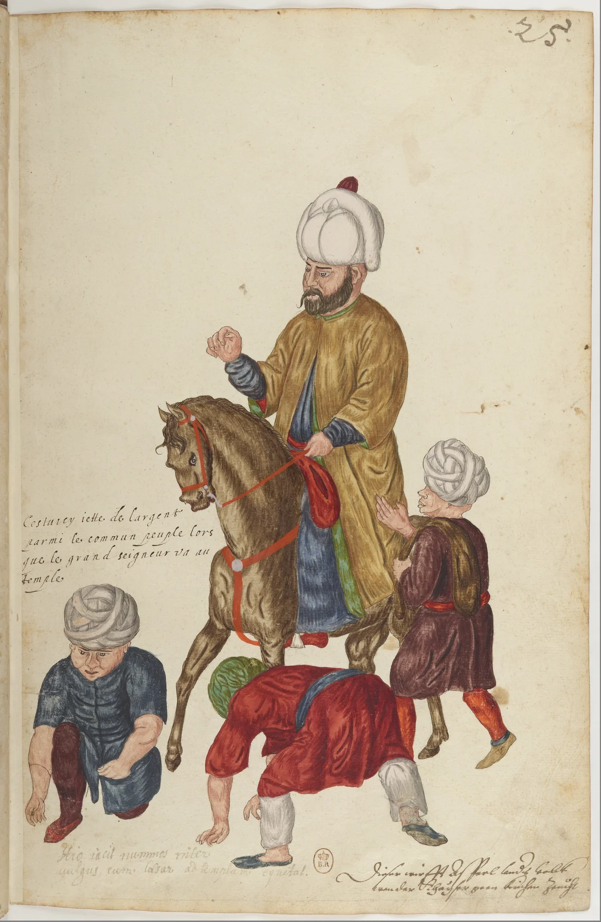 Doğu Halklarının Gelenek ve Kıyafetleri — Renkli Çizimler, 16. Yüzyıl (25)