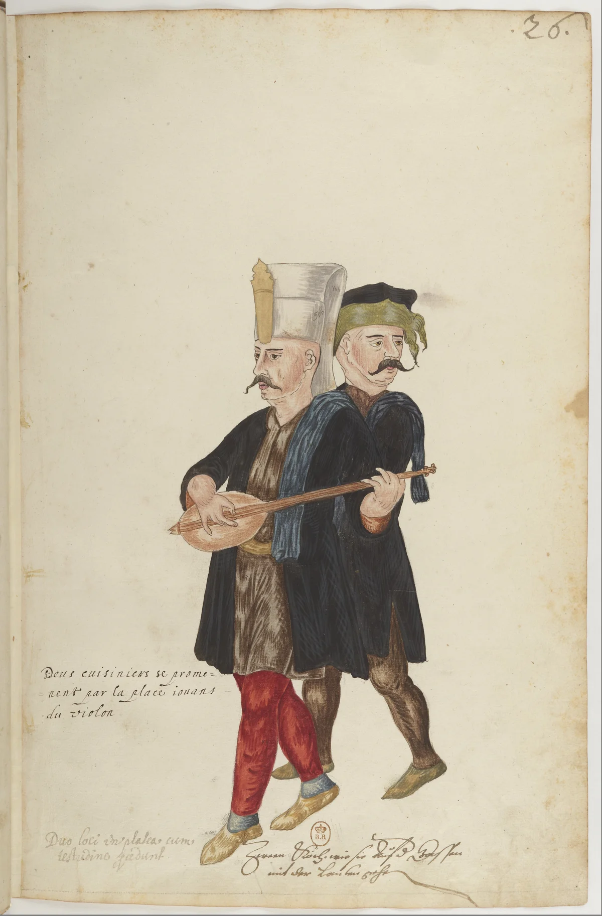 Doğu Halklarının Gelenek ve Kıyafetleri — Renkli Çizimler, 16. Yüzyıl (26)